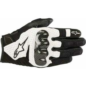 Alpinestars SMX-1 Air V2 Gloves Black/White 3XL Mănuși de motocicletă imagine