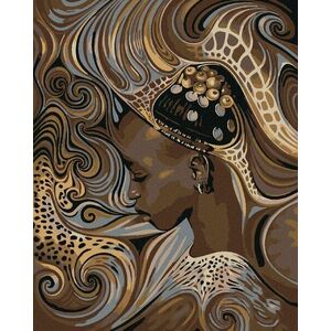 Zuty Pictura cu diamant Fată nativă africană imagine