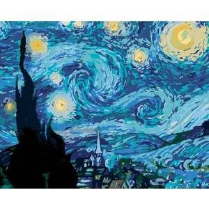 Zuty Pictura cu diamant Noapte înstelată (Van Gogh) imagine