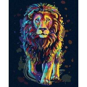 Zuty Portretul colorat al unui leu imagine