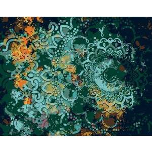 Zuty Pictura cu diamant Mandala abstractă imagine