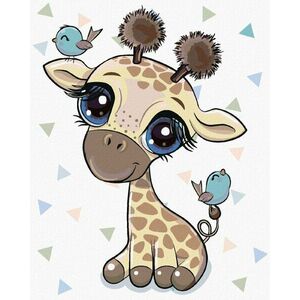 Zuty Pictura cu diamant Mica girafa imagine