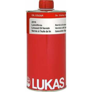 Lukas Oil Medium Metal Bottle Linseed Oil Varnish 1 L imagine
