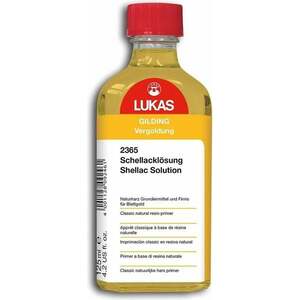 Lukas Gilding and Restoration Medium Glass Bottle Shellac Solution 125 ml imagine