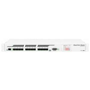 Router MikroTik CCR1016-12G, 2GB RAM, 12xSFP, 1xSFP+ Rack 19'', LCD imagine