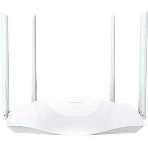 Router Wireless Tenda RX3, Wi-Fi 6, AX1800, Gigabit, Dual-band, 4 Antene externe (Alb) imagine