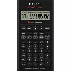 Calculator financiar Texas Intruments BAII Plus Professional imagine