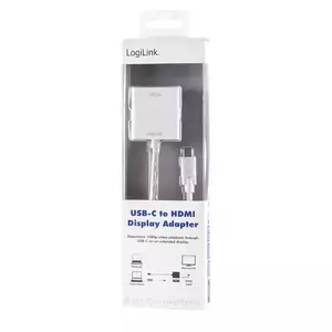 Adaptor USB 3.1 C la HDMI 1.4, 14cm, LOGILINK UA0236A imagine