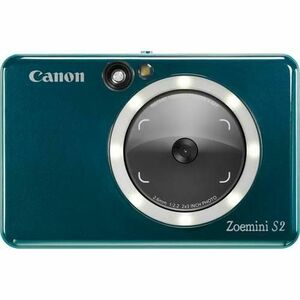 Camera foto instant Canon Zoemini S2, 8 MP, Bluetooth, MicroSD, NFC, F/2.2, Tehnologie ZINK (Turcoaz) imagine