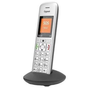 Telefon fara fir DECT Gigaset E390 HX, handsfree (Negru/Argintiu) imagine