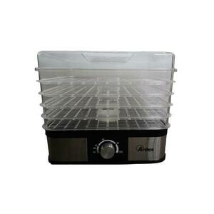 Deshidrator de fructe, legume Ardes Jessicca AR1K15, 245W, 5 tavi, Temperatura ajustabila (Negru/Inox) imagine