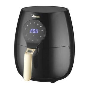 Friteuza cu aer cald Ardes Eldorada Maxi AR1K33, 1450 W, afisaj digital, 5 l, termostat reglabil, timer, Negru imagine