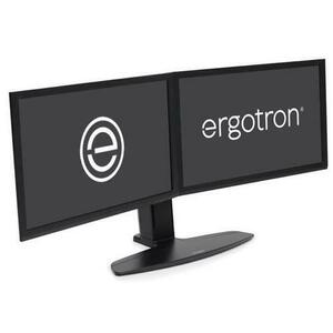 Suport monitor pentru birou Ergotron Neo-Flex Dual, Pivot, Rotire 360, 15.4kg (Negru) imagine