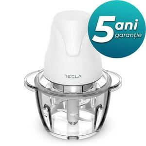 Tocator Tesla FC302W, 400W, 1L, 1 viteza, sistem de protectie, Alb imagine