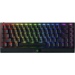 Tastatura Gaming Mecanica Razer BlackWidow V3 Mini HyperSpeed, Switchuri Razer Green, RGB LED, Wireless HyperSpeed, format 65%, Layout US (Negru) imagine