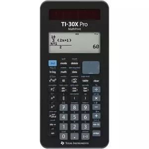 Calculator stiintific avansat Texas Instruments TI-30X PRO MathPrint, afisaj MultiView™ cu 4 linii imagine