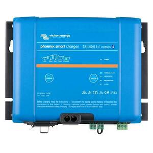 Incarcator de retea Victron Energy Phoenix Smart IP43 Charger 12/50, 12V, 50A (Albastru) imagine