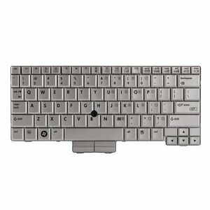 Tastatura Laptop HP COMPAQ V070130BS1 Layout US argintie are point stick imagine