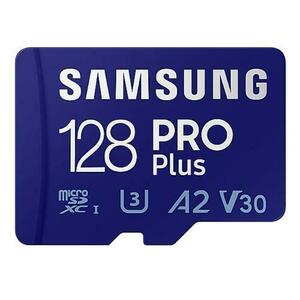 Card de memorie Samsung PRO Plus MB-MD128KB/WW, microSDXC, 128GB, UHS-I U3, V30 + Adaptor USB imagine