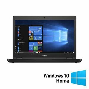 Laptop Refurbished DELL Latitude 5480, Intel Core i5-7200U 2.50GHz, 8GB DDR4, 256GB SSD, 14 Inch, Webcam + Windows 10 Home imagine