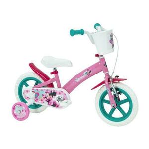 Bicicleta pentru copii Huffy Disney Minnie, roti 12inch, cadru otel (Roz) imagine