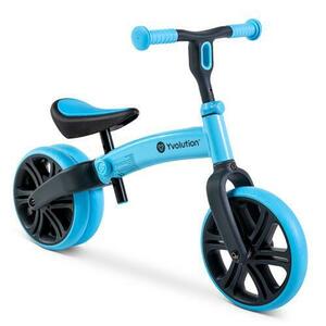 Bicicleta echilibru Yvolution Y Velo Junior Blue, Scaun si ghidon reglabile in inaltime (Albastru) imagine