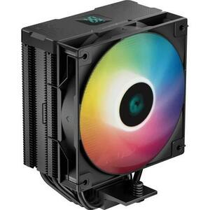 Cooler CPU DeepCool AG400 Digital ARGB, iluminare ARGB si Display, 1x120 mm, 2100 rpm, PWM (Negru) imagine
