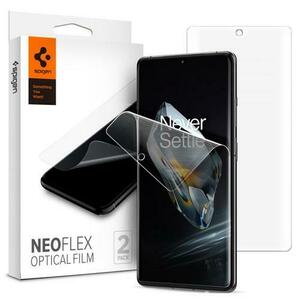 Folie de protectie Ecran Spigen Neo Flex pentru OnePlus 12, HydroGel, Set 2 bucati (Transparent) imagine