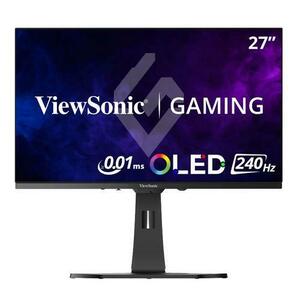 Monitor Gaming OLED ViewSonic 26.5inch XG272-2K-OLED, QHD (2560x1440), HDMI, DisplayPort, Boxe, Pivot, 240 Hz, 0.02 ms (Negru/Alb) imagine