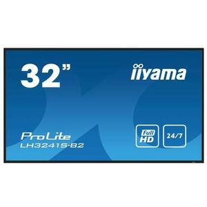 Ecran Profesional IPS LED Iiyama 31.5inch LH3241S-B2, Full HD (1920 x 1080), VGA, HDMI, Boxe (Negru) imagine