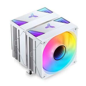 Cooler CPU Jonsbo CR-3000 ARGB, iluminare ARGB, 2x120 mm, 1500 rpm, PWM (Alb) imagine