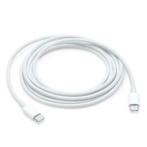 Cablu de date Apple MLL82ZM/A, USB Type-C - USB Type-C, 2m, Blister (Alb) imagine