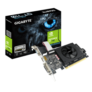 Placa Video GIGABYTE GeForce GT 710, 2GB, DDR5, 64 bit, Low Profile imagine