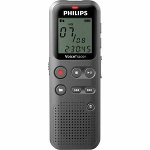 Reportofon Philips DVT1120, 8GB intern, USB 1.1, Jack 3.5mm (Negru) imagine