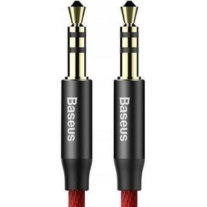 Cablu audio Baseus Yiven M30, 2x Mini Jack 3.5mm, nylon, 150cm, Negru imagine
