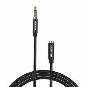 Cablu prelungitor audio Vention BHCBG, TRRS, 3, 5 mm tata la 3, 5 mm mama, 1, 5 m (Negru) imagine