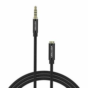 Cablu prelungitor audio Vention BHCBI, TRRS 3, 5 mm tata la 3, 5 mm mama, 3 m (Negru) imagine