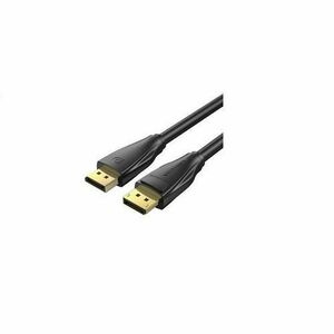 Cablu video Vention HCDBG, DisplayPort(T) la DisplayPort(T), 1.5m, rezolutie maxima 8K la 60Hz/4K la 120Hz, conectori auriti, cupru/argint, invelis PVC (Negru) imagine