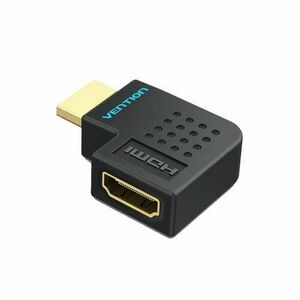 Adaptor HDMI Vention AIPB0, HDMI la 90 grade laterala, HDMI 2.0 , 4K la 60Hz (Negru) imagine