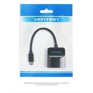 Convertor video Vention, USB Type-C(T) la VGA (M), 0.15m, rezolutie maxima 1080p la 60 Hz, conectori auriti, cupru, invelis PVC, Negru imagine