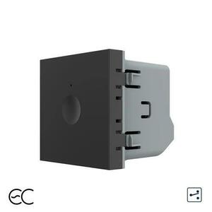 Modul Intrerupator Simplu Cap Scara / Cruce, ZigBee EC cu Touch LIVOLO - Serie Noua (Negru) imagine