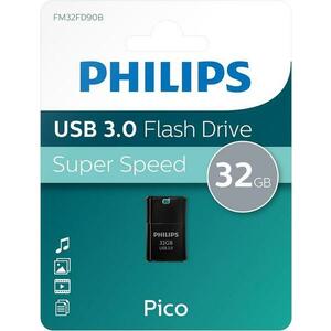 Stick USB Philips Pico Edition FM32FD90B/00, USB 3.0, 32GB (Negru) imagine