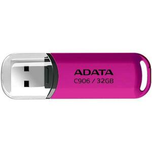 Stick USB ADATA C906, 32GB, USB 2.0, Roz imagine