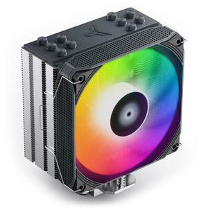 Cooler CPU Jonsbo PISA A5 ARGB, iluminare ARGB, 1x120 mm, 1850 rpm, PWM (Gri) imagine