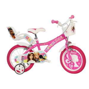 Bicicleta copii DINO BIKES Barbie, roti 16inch, roti ajutatoare (Roz) imagine