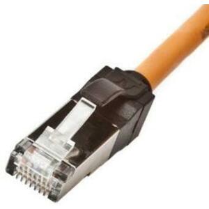 Cablu Nexans N11A.U1F030OK, Patchcord, CAT.6a, Ecranat, 3m (Portocaliu) imagine