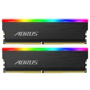 Memorii GIGABYTE AORUS RGB 16GB(2x8GB) DDR4 3333MHz CL18 Dual Channel Kit imagine
