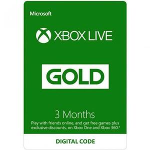 Licenta electronica Xbox Live Gold 3 Luni (Microsoft Code) - EUROPA imagine