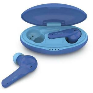 Casti True Wireless In-Ear Belkin Soundform Nano Kids PAC003BTBL, Bluetooth, Control Tactil, Waterproof IPX5 (Albastru) imagine
