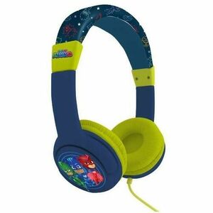 Casti Gaming OTL PJ Masks, Pentru copii, Cu fir (Albastru/Verde) imagine